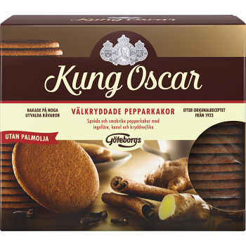 Kung oscar Välkryddade pepparkakor 300g Göteborgs