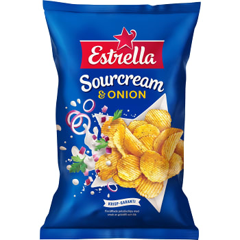 Chips Sourcream & onion 275g Estrella