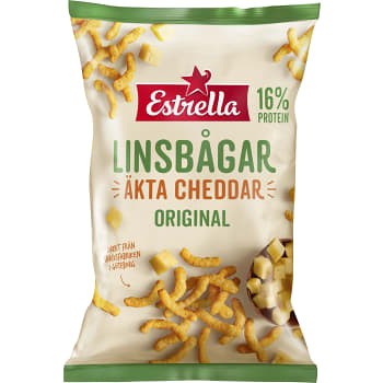 Linsbågar Äkta Cheddar 125g Estrella