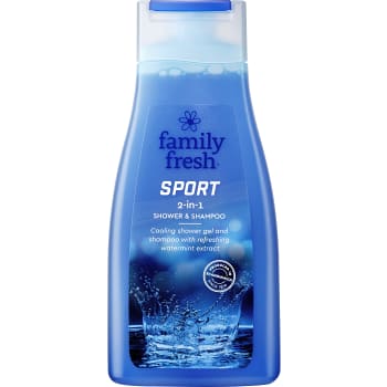 Sport Schampo 500ml Family Fresh