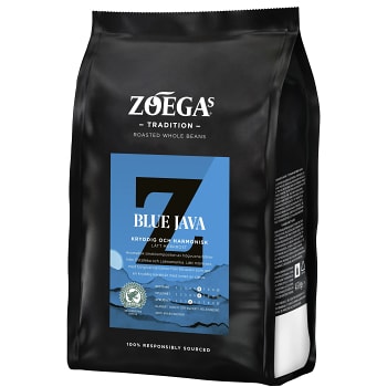 Blue java Hela bönor 450g Zoegas