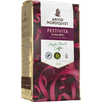Bryggkaffe, Festivita, Extra mörk, 500g, Arvid Nordquist Classic