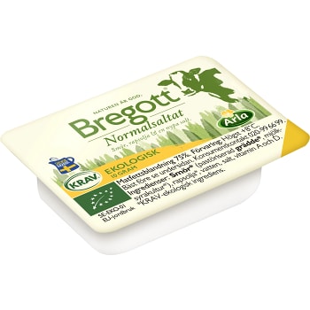 Portionsförpackning Normalsaltat 10g KRAV Bregott