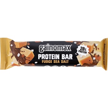 Proteinbar Fudge & havssalt 60g Gainomax
