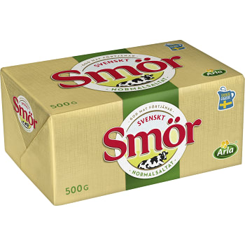 Smör Normalsaltat 82% 500g Svenskt smör