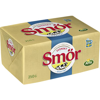 Smör Osaltat 83% 250g Svenskt smör