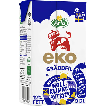 Gräddfil 12% 3dl KRAV Arla Ko