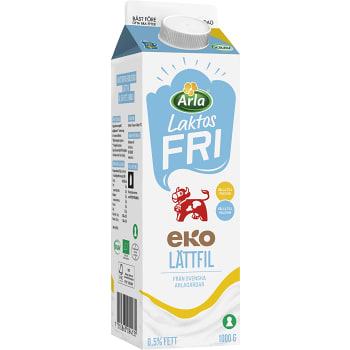 Lättfil Naturell Laktosfri 1l KRAV Arla Ko