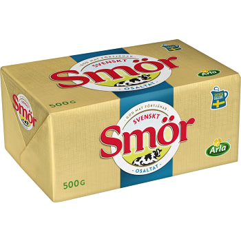 Smör Osaltat 83% 500g Svenskt smör