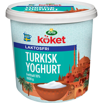 Turkisk Yoghurt 10% Laktosfri 1000g Arla Köket