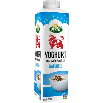 Yoghurt Naturell 3% 1000g Arla