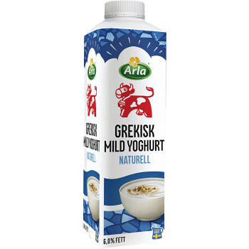 Grekiskyoghurt Mild Naturell 6% 1000g Arla