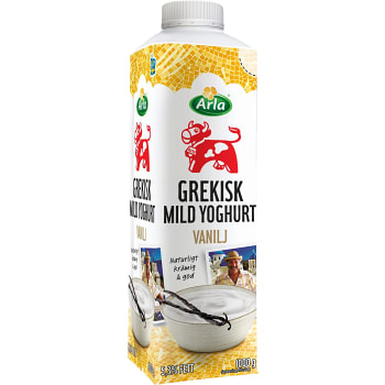 Grekiskyoghurt Mild Vanilj 5,3%  
