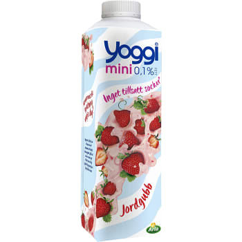 Yoghurt Mini Jordgubb 0,1% 1kg Yoggi