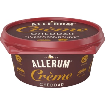 Cheddar Crème Bredbar 125g Allerum