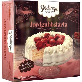 Jordgubbstårta Fryst 500g Frödinge