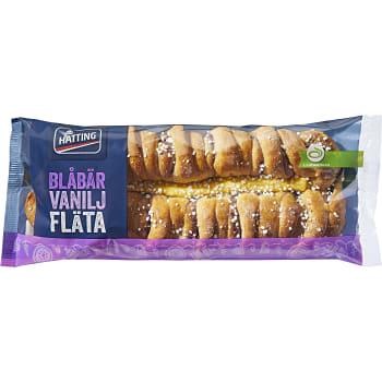 Blåbär & vaniljfläta 350g Hatting