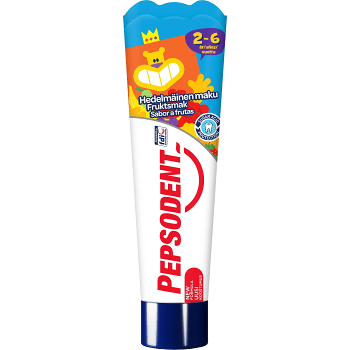 Kids flour med fruktsmak Tandkräm 50ml Pepsodent