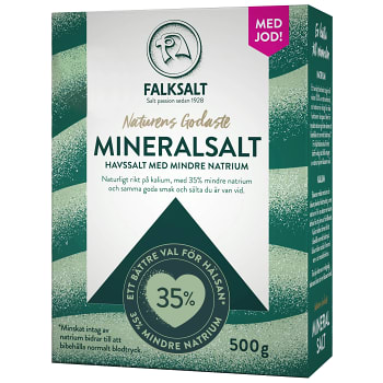 Havssalt Finkornigt Mindre Natrium
