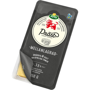 Präst mellanlagrad skivad 31% 150g Arla
