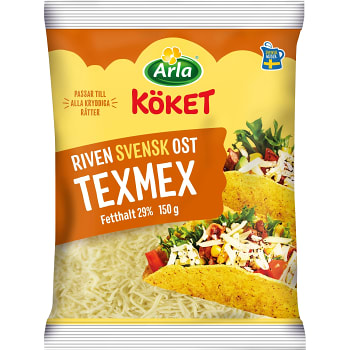 Texmex ost riven 29% 150g Arla