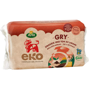 Ost Gry Ekologisk 28% 500g Arla Ko