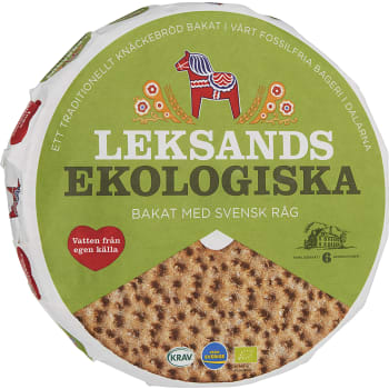 Knäckebröd Normalgräddat EKO 650g Leksands Knäckebröd