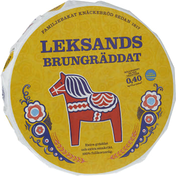 Brungräddat knäcke 830g Leksands Knäcke