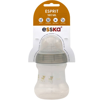 Nappflaska Esprit Blandade färger 180ml Esska