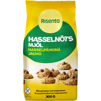 Hasselnötsmjöl 300g Risenta
