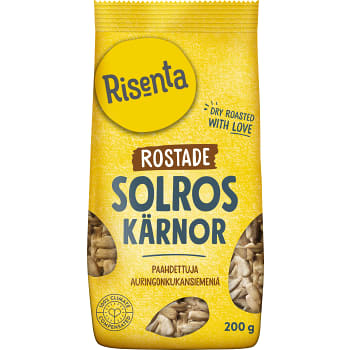 Solroskärnor Torrostade 200g Risenta