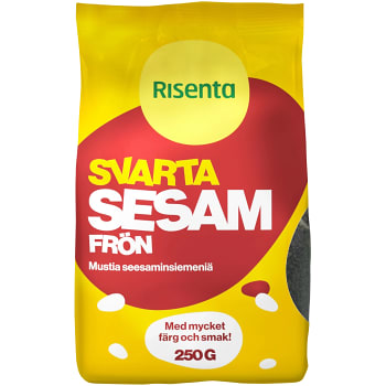 Svarta sesamfrön 250g Risenta