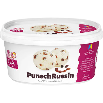 Gräddglass Punsch russin 0,5l SIA Glass
