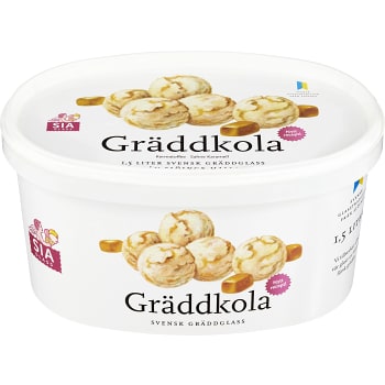 Gräddglass Gräddkola 1,5l SIA Glass