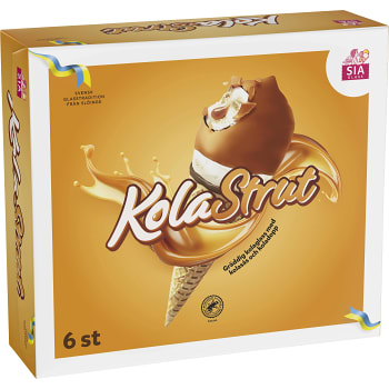 Glass Kolastrutar 130ml 6-p Sia Glass