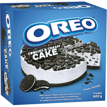 Kaka Cookies Cream Fryst 400g Oreo