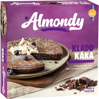 Kladdkaka Fryst Glutenfri 400g Almondy