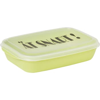 Matlåda med text Grön 1,1L ICA Basic