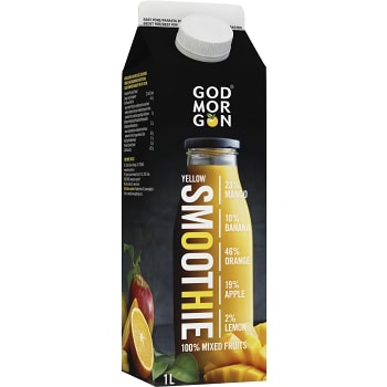 Smoothie Orange, Mango & Banana 1l God Morgon