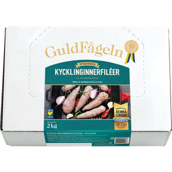 Kycklinginnerfiléer Fryst 2kg Guldfågeln