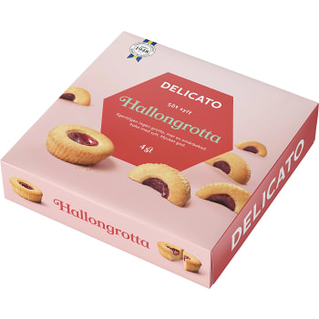 Hallongrotta 4-p 168g Delicato
