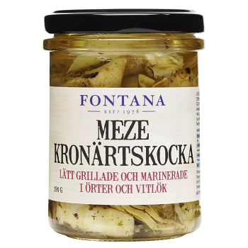 Meze Marinerad Grillad Kronärtskocka Vitlök & örter 190g Fontana