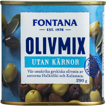 Olivmix Urkärnade 290g Fontana