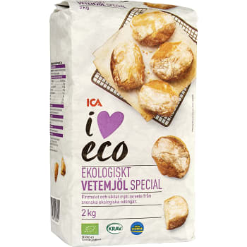 Vetemjöl Special 2kg KRAV ICA I love eco