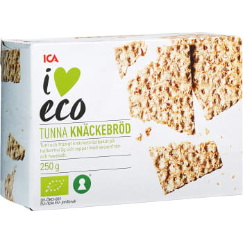 Tunt knäckebröd Ekologisk 250g ICA I love eco