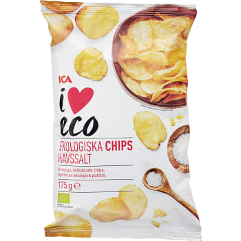Lättsaltade Chips 175g KRAV ICA I love eco