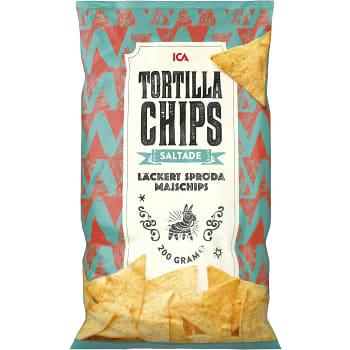 Tortillachips Naturell 200g ICA