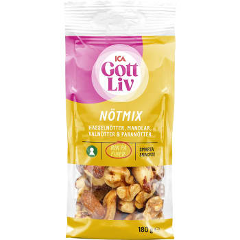 Nötmix 180g ICA Gott Liv