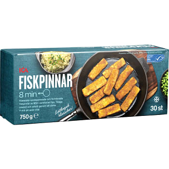 Fiskpinnar 30-p Fryst 750g ICA