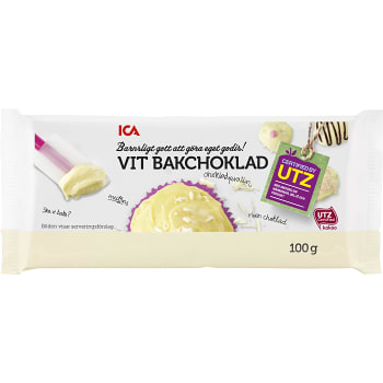 Bakchoklad Vit 100g ICA